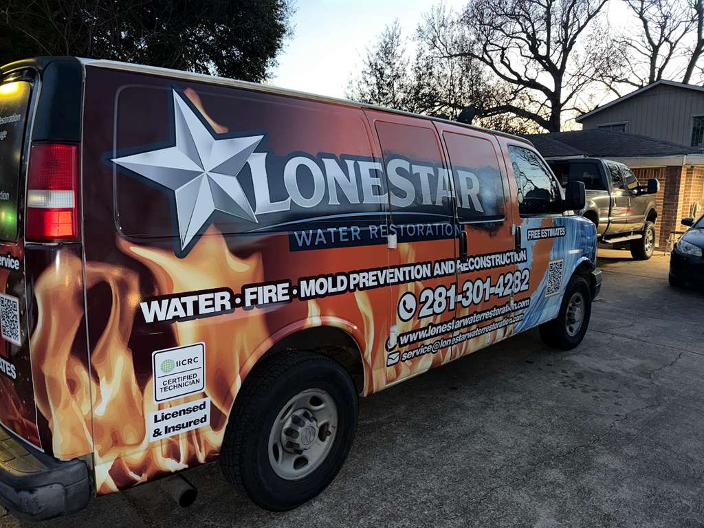 Van Wrap – Lonestar Water Restoration