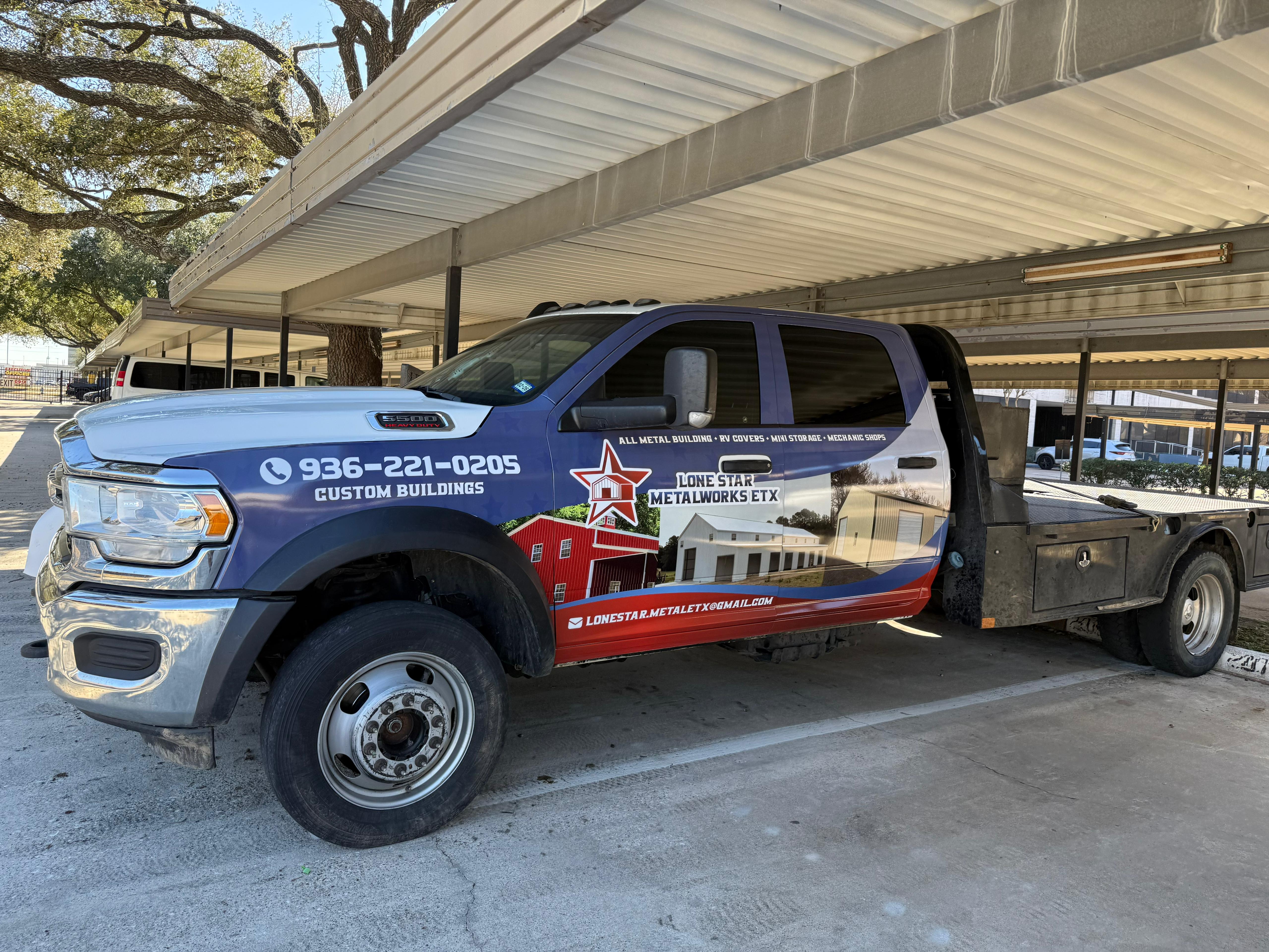 Truck Wrap – Lone Star Metalworks